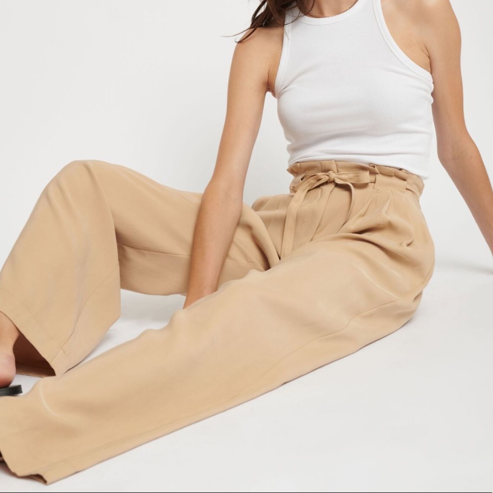 🆕 DYNAMITE | Paperbag Culotte Pant
